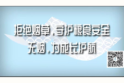 黑丝美女被大鸡巴操爆拒绝烟草，守护粮食安全